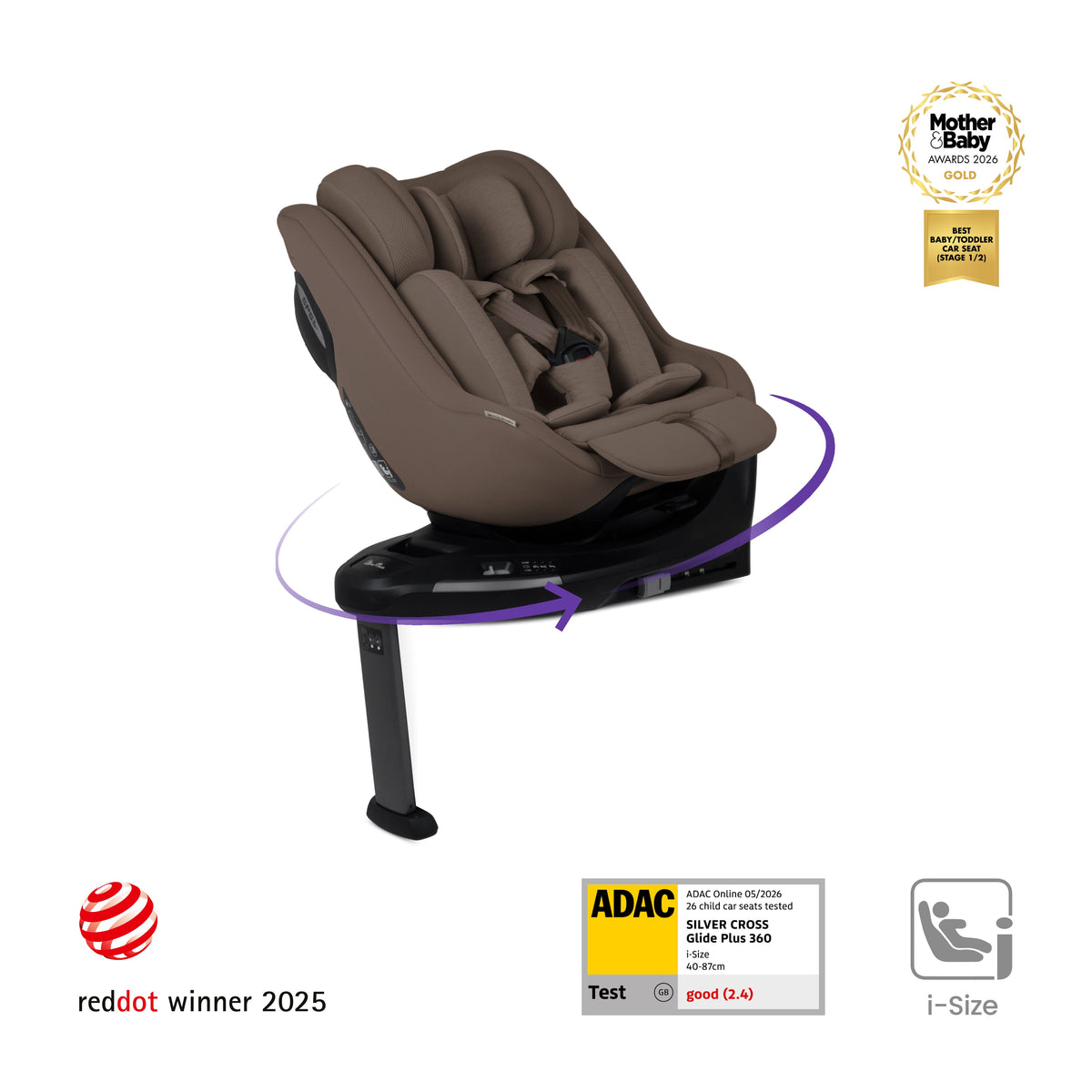 Approach Plus 360 Car Seat Timeless Cocoa & Base Plus 360