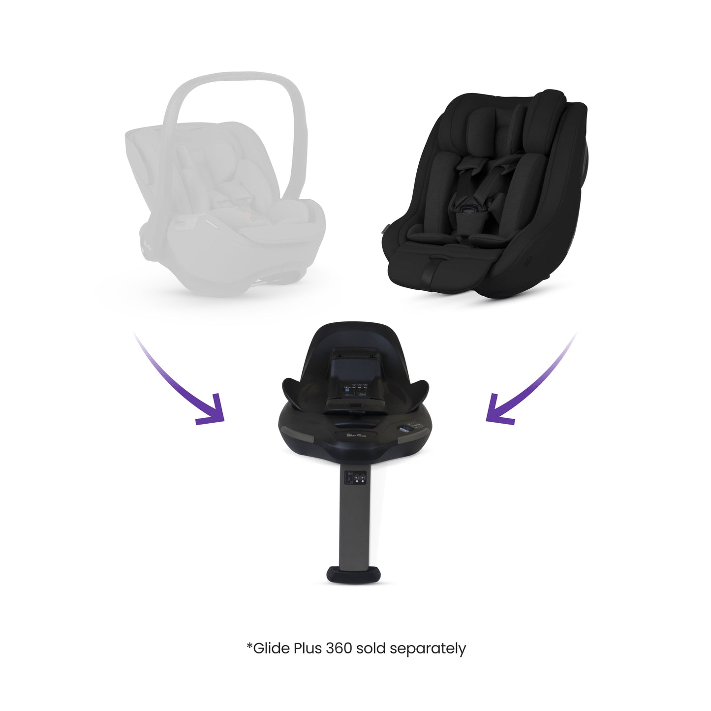 Approach Plus 360 Car Seat Iconic Black & Base Plus 360