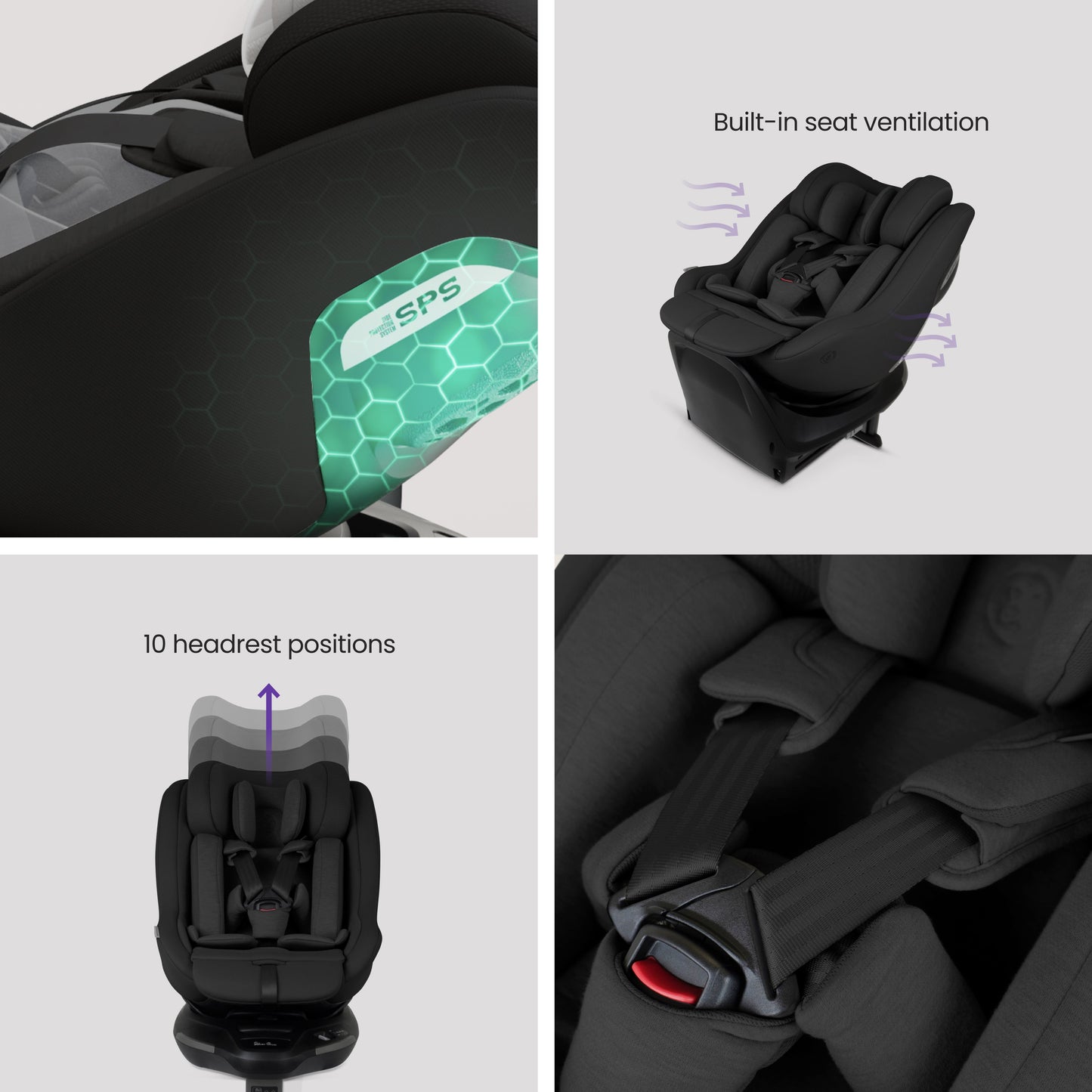 Approach Plus 360 Car Seat Iconic Black & Base Plus 360