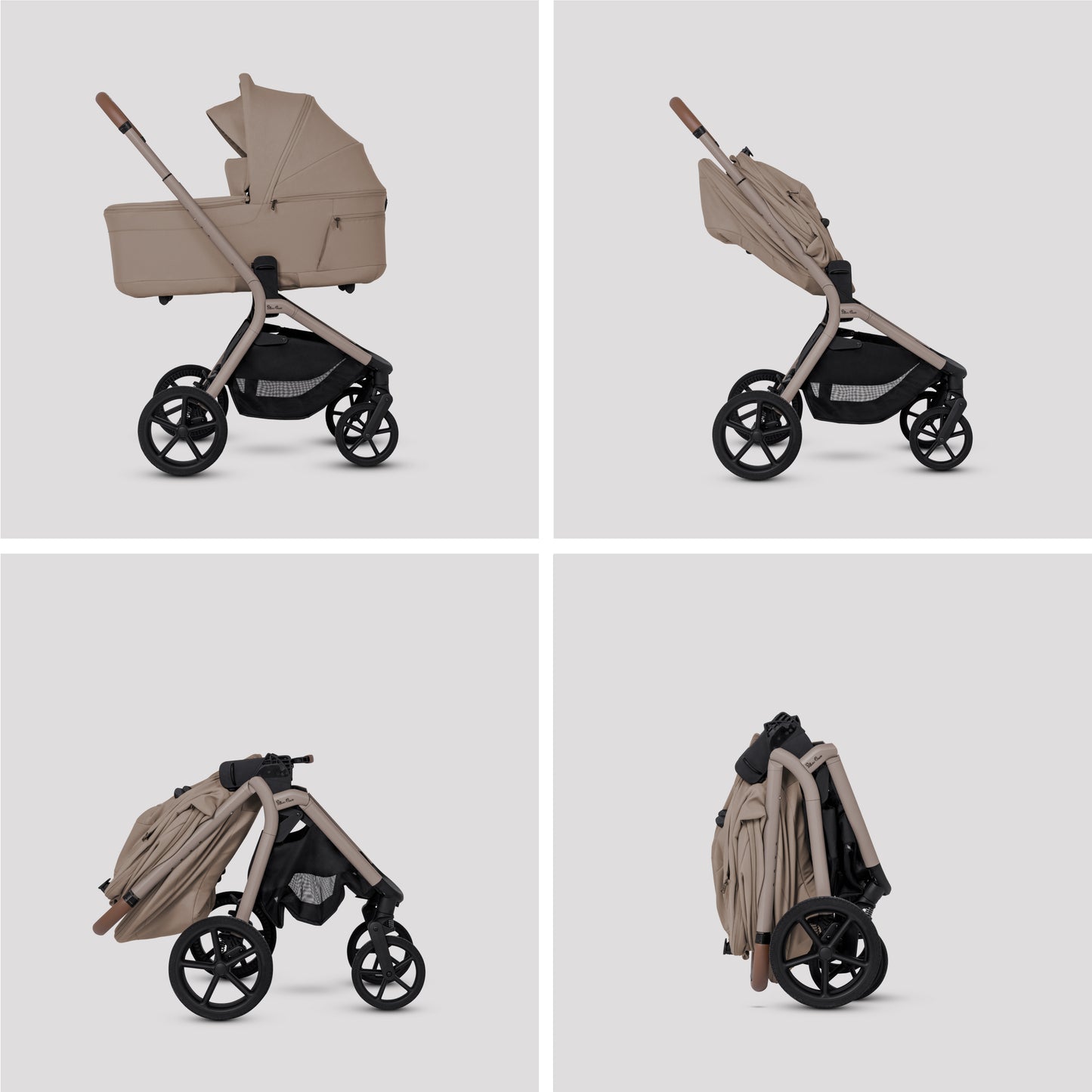 Breez Champagne Travel System Ultimate 360 Infant Carrier Bundle (12 piece)