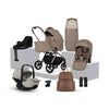 Breez Champagne Travel System Ultimate 360 Infant Carrier Bundle (12 piece)