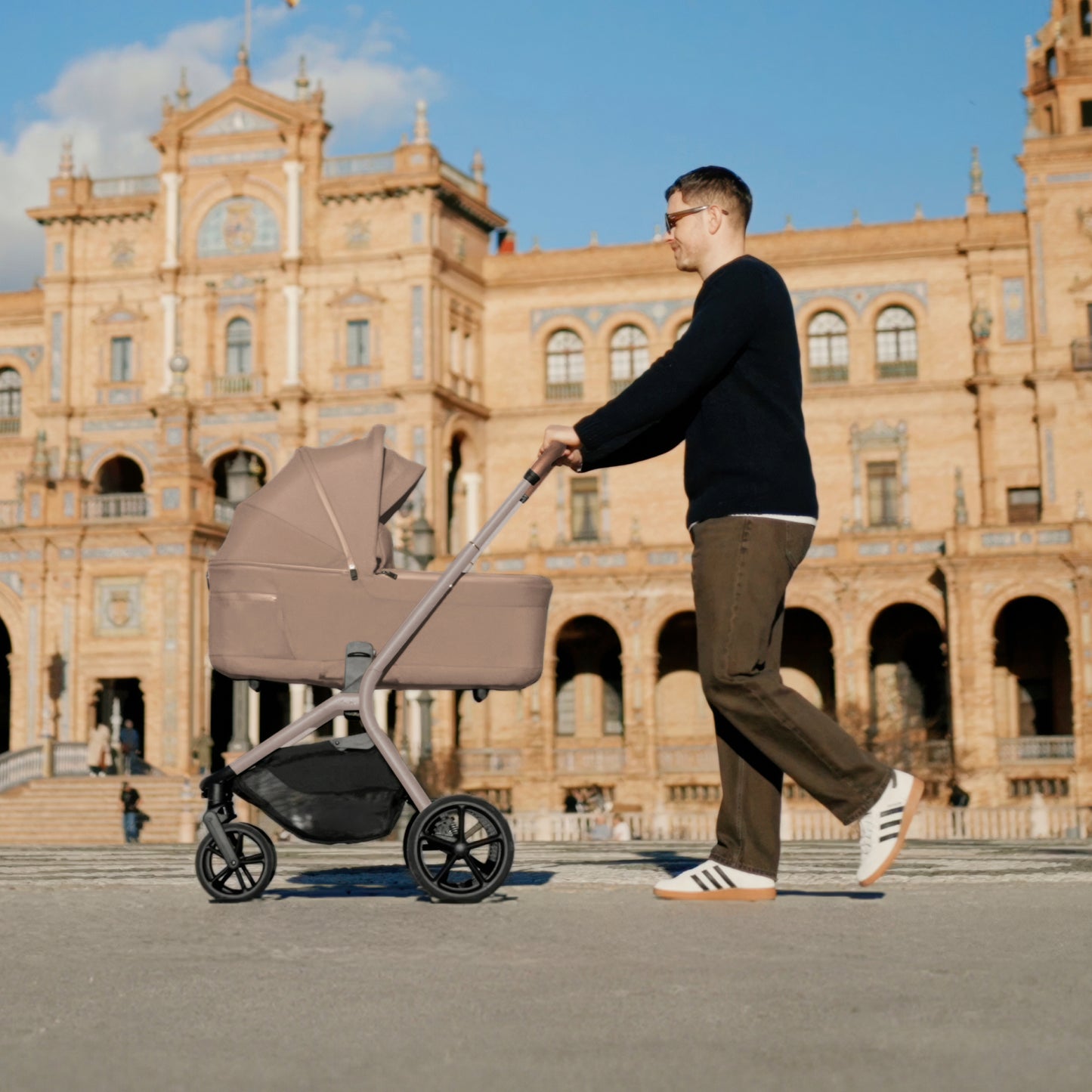 Breez Champagne Travel System Ultimate 360 Infant Carrier Bundle (12 piece)