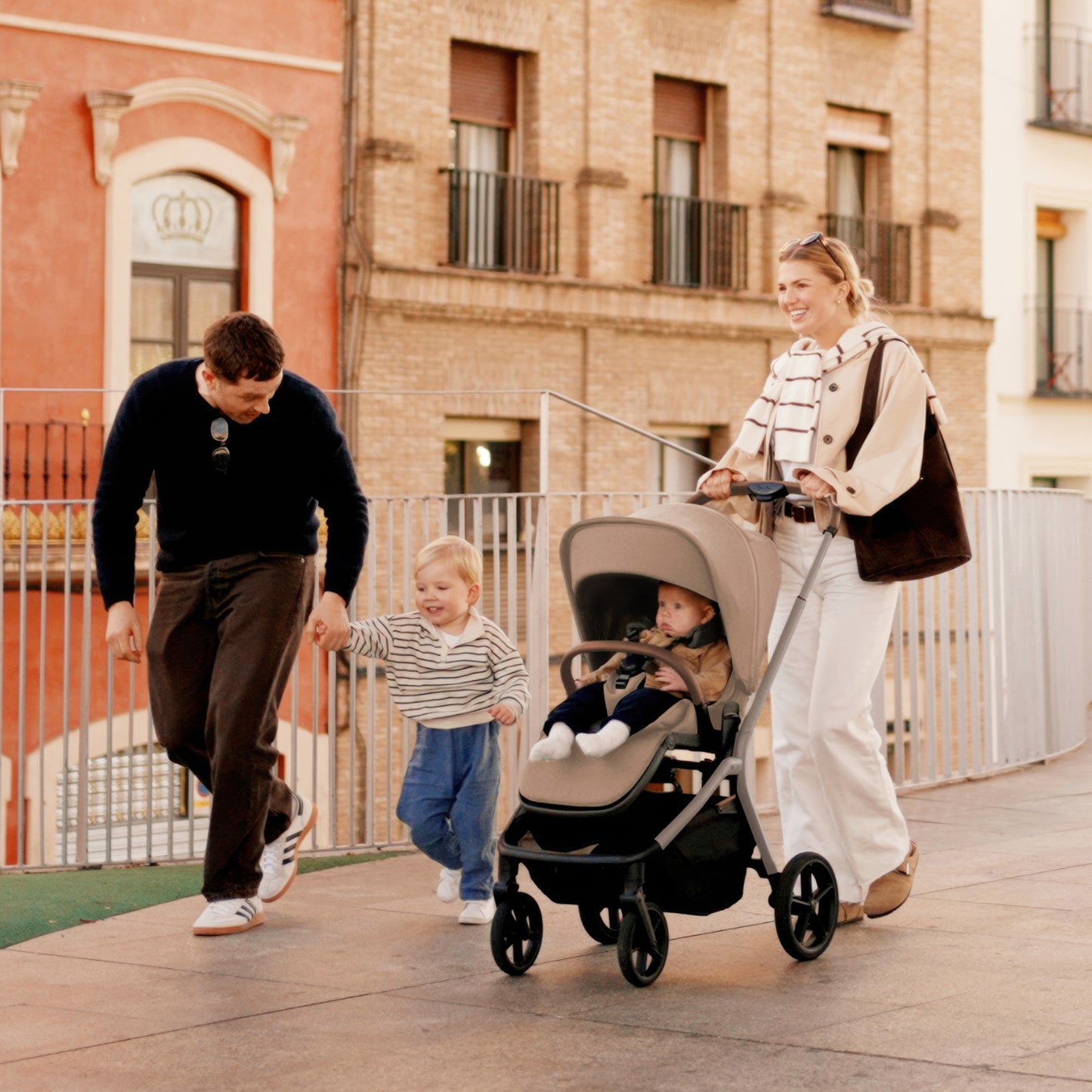 Breez Champagne Travel System Ultimate 360 Infant Carrier Bundle (12 piece)