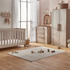 Bromley Oak 3 Piece Nursery Set with Convertible Cot to Toddler Bed, Dresser & Wardrobe