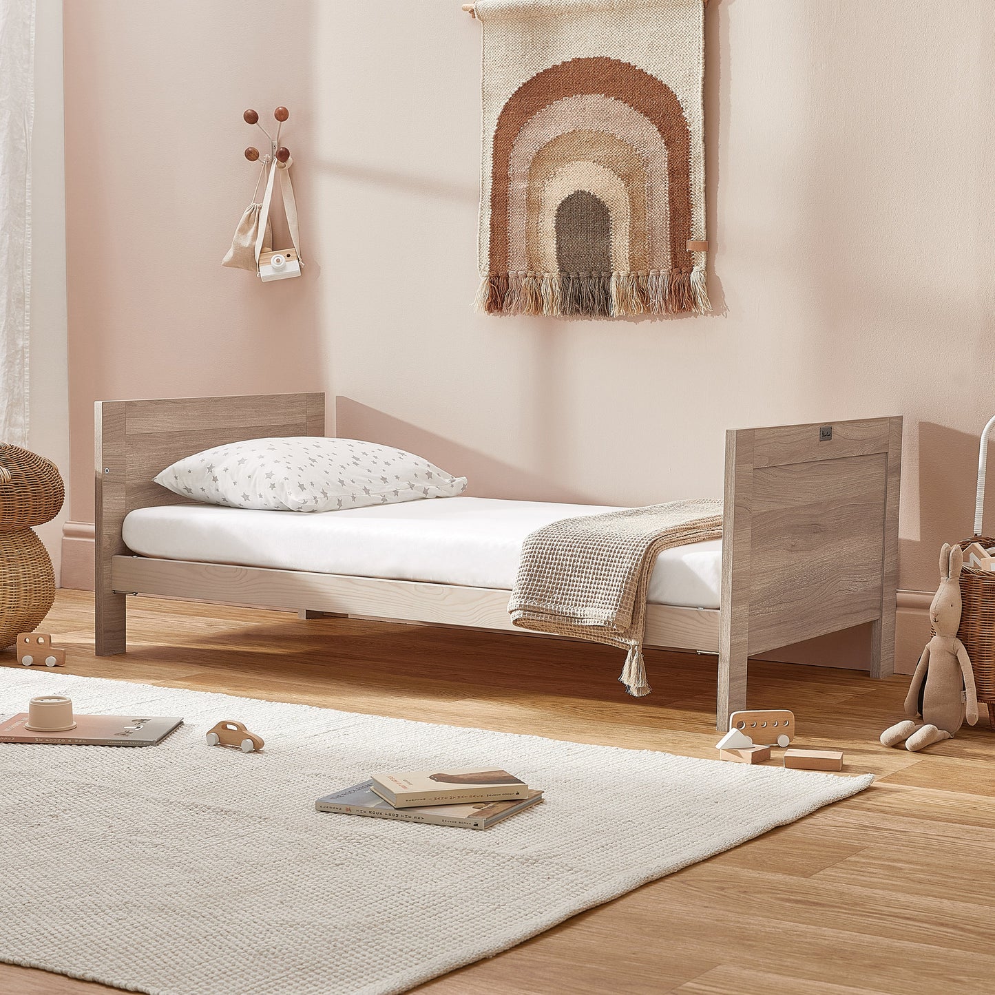 Bromley Oak Convertible Cot Bed to Toddler Bed