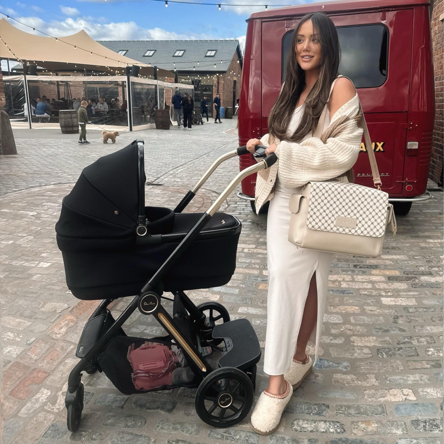 Reef 2 SPECIAL EDITION Espresso Travel System Ultimate 360 Natural Taupe Infant Carrier Bundle (11 Piece)