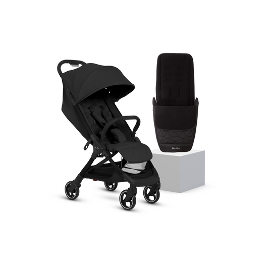 Clic Space Stroller & Footmuff Bundle (3 Piece)