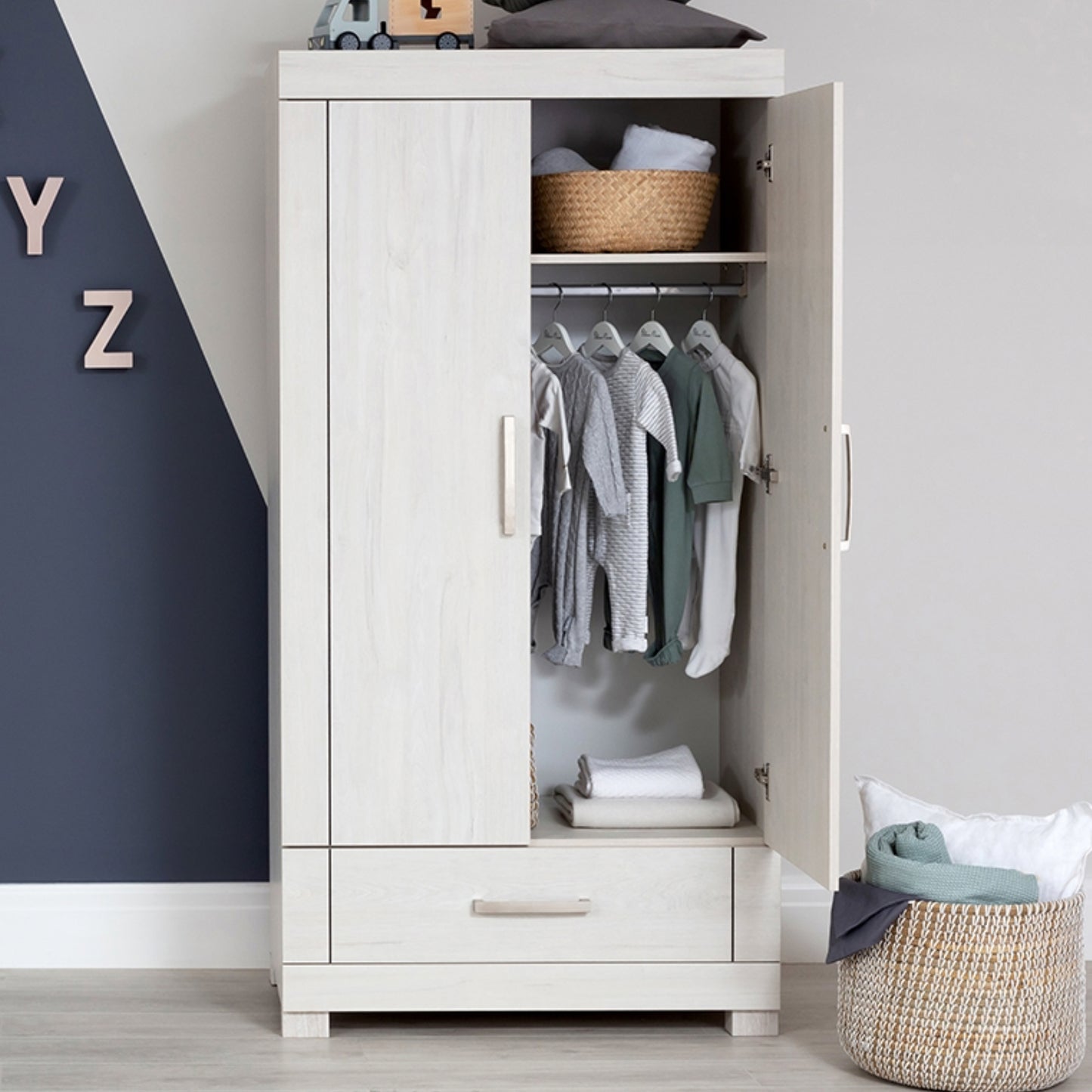 Coastline Oak Wardrobe