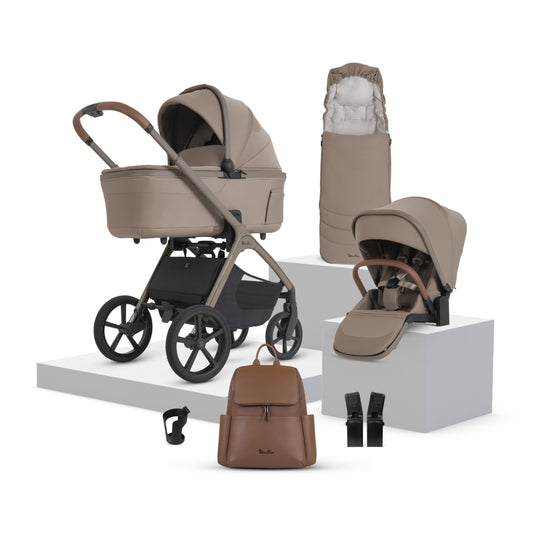 Cove 2 Champagne Travel System Accessory Bundle (8 piece)