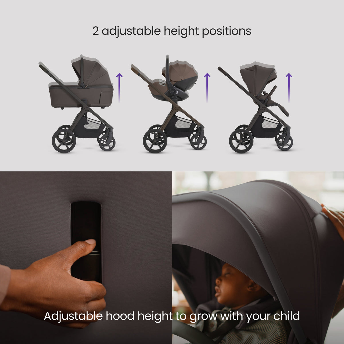Cove 2 Chocolate Travel System Ultimate 360 Infant Carrier Timeless Cocoa Bundle (10 piece)