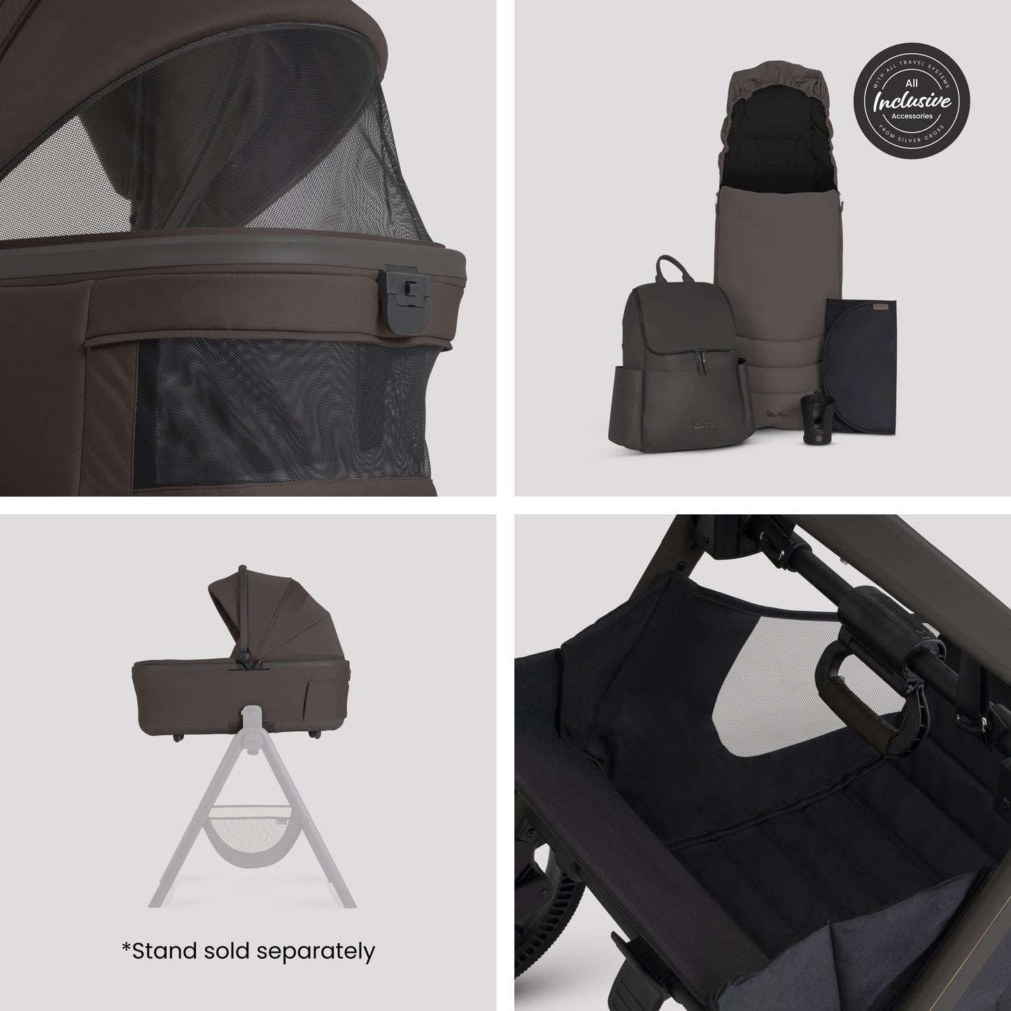 Cove 2 Chocolate Travel System Ultimate 360 Family Car Seat Bundle (11 piece)