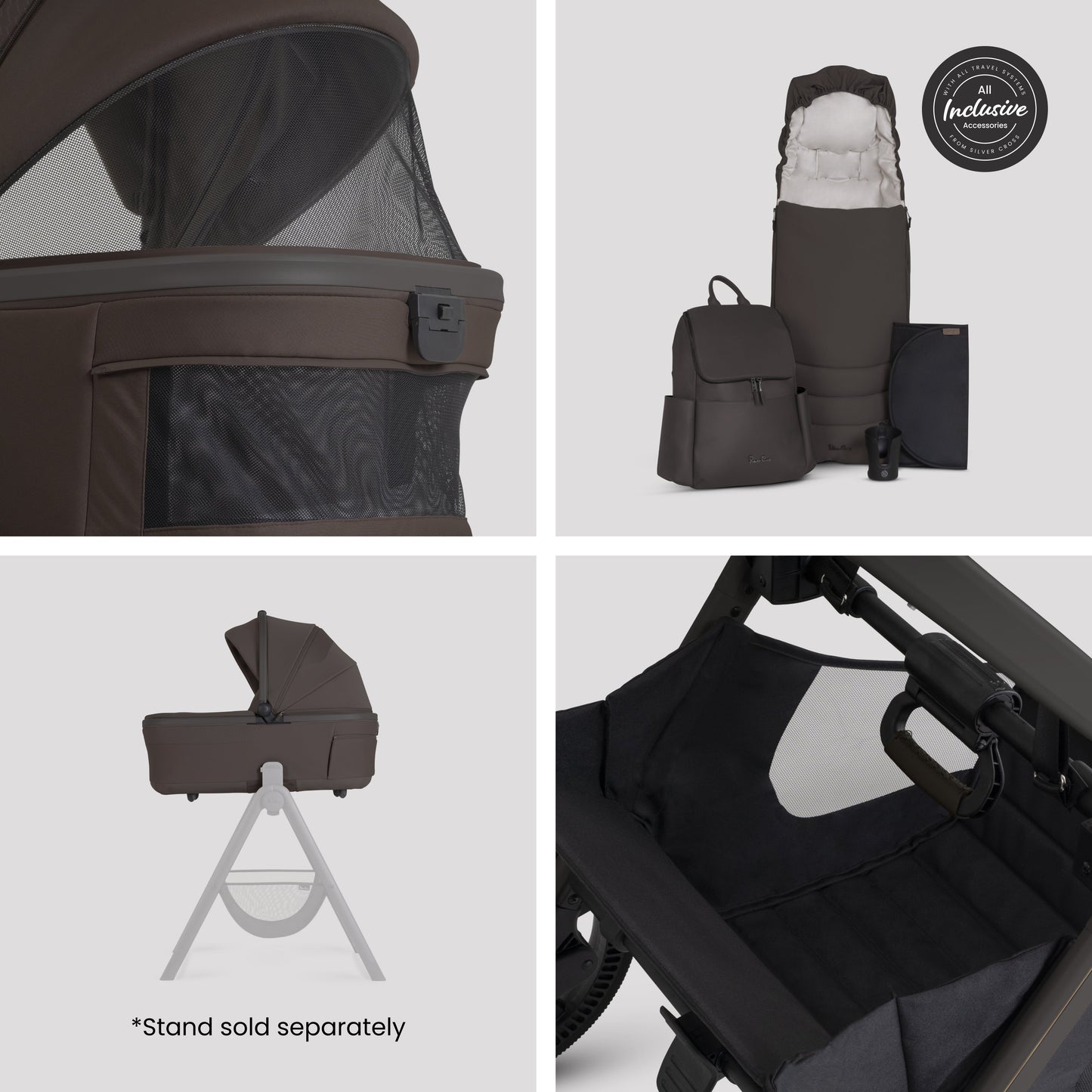 Cove 2 Chocolate Travel System Ultimate 360 Family Car Seat Bundle (11 piece)