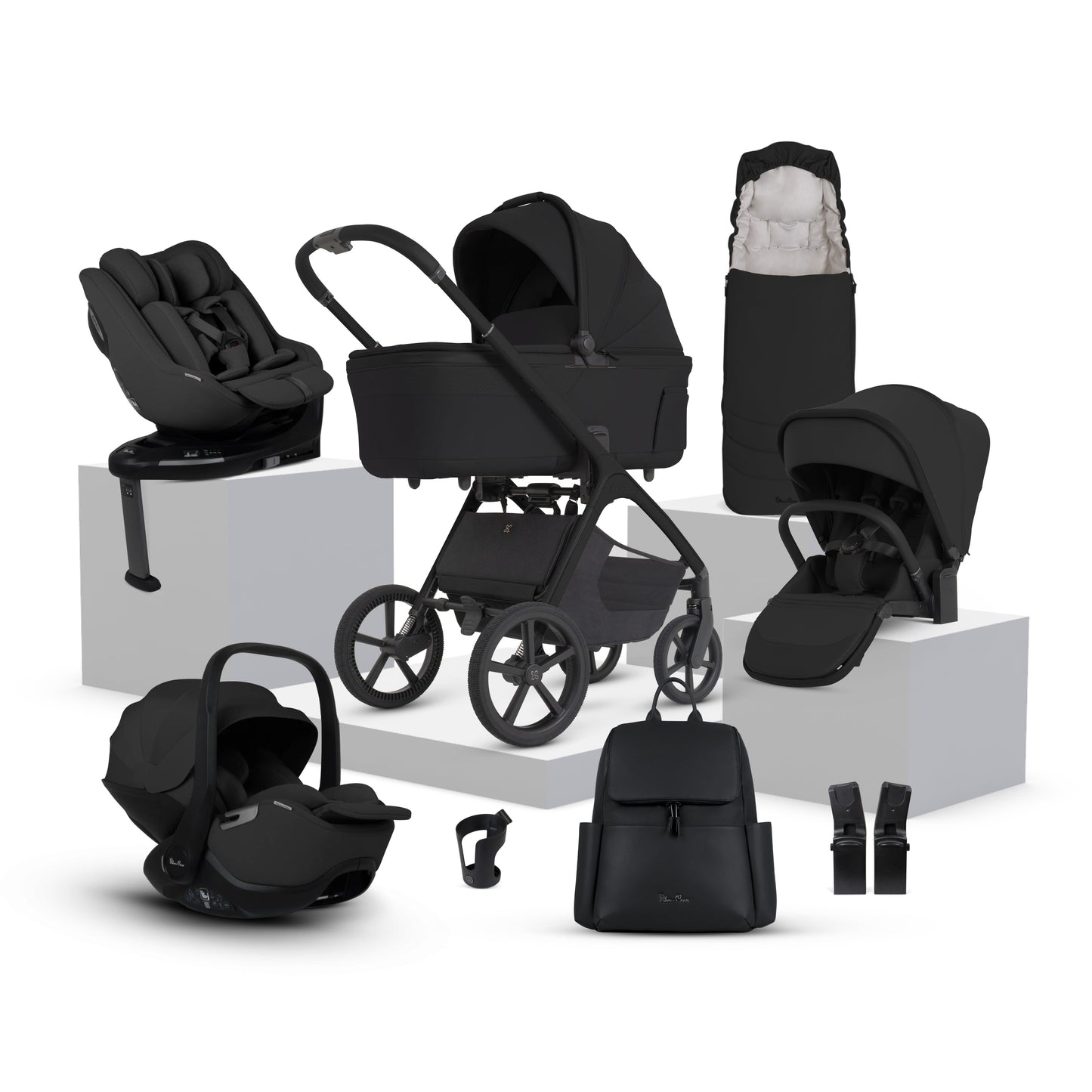 Cove 2 Onyx Travel System Ultimate 360 Family Car Seat Bundle (11 piece)