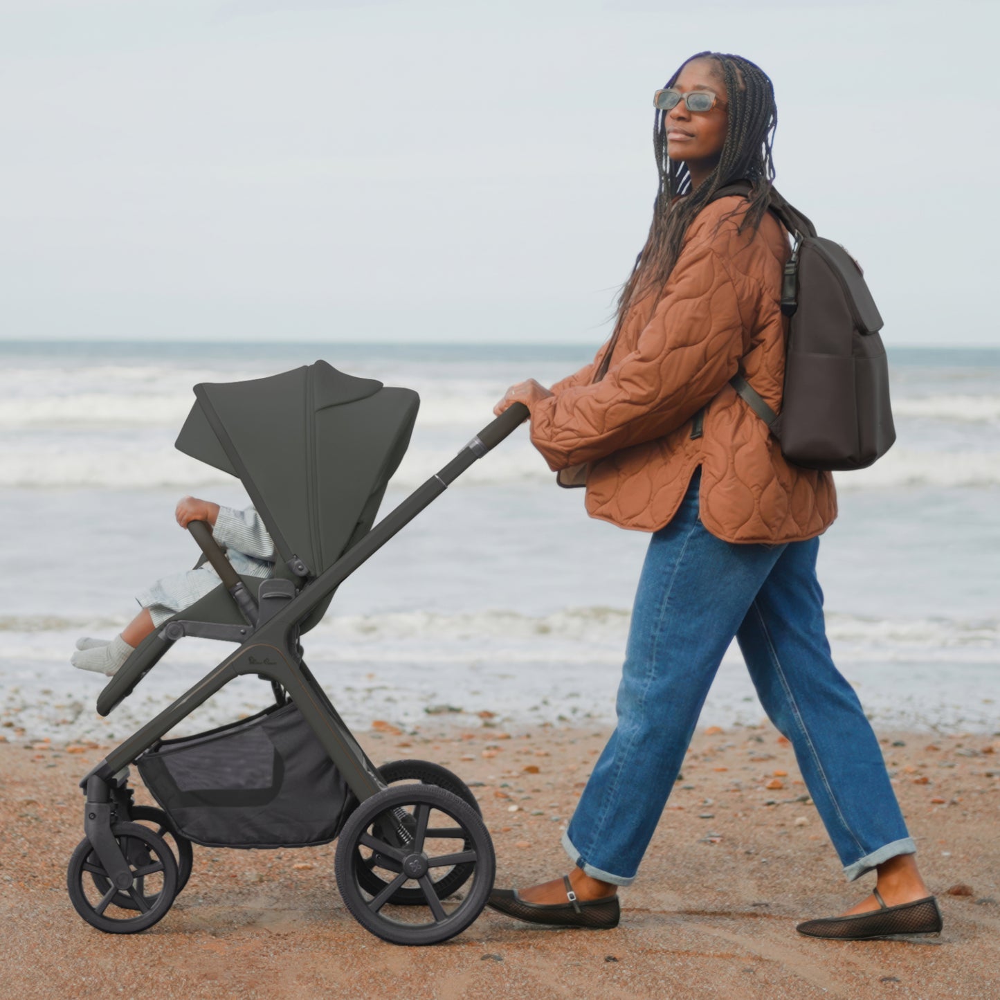 Cove 2 Pewter Travel System Accessory Bundle (8 piece)