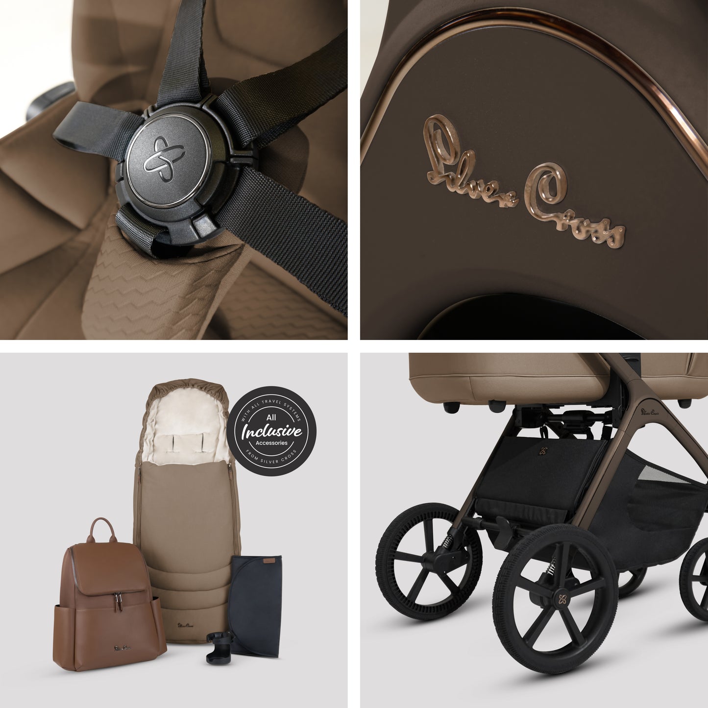 Cove Maple Travel System Ultimate 360 Infant Carrier Bundle (10 Piece)