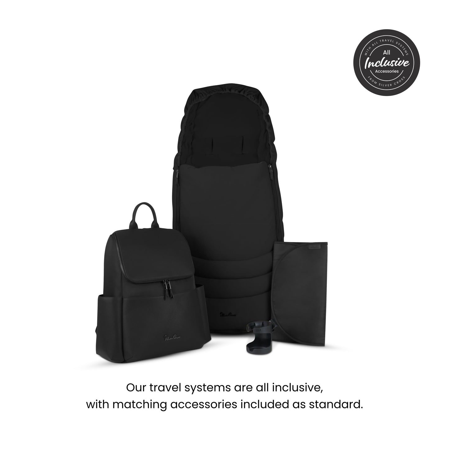 Cove Onyx Travel System Accessory Bundle (8 Piece)