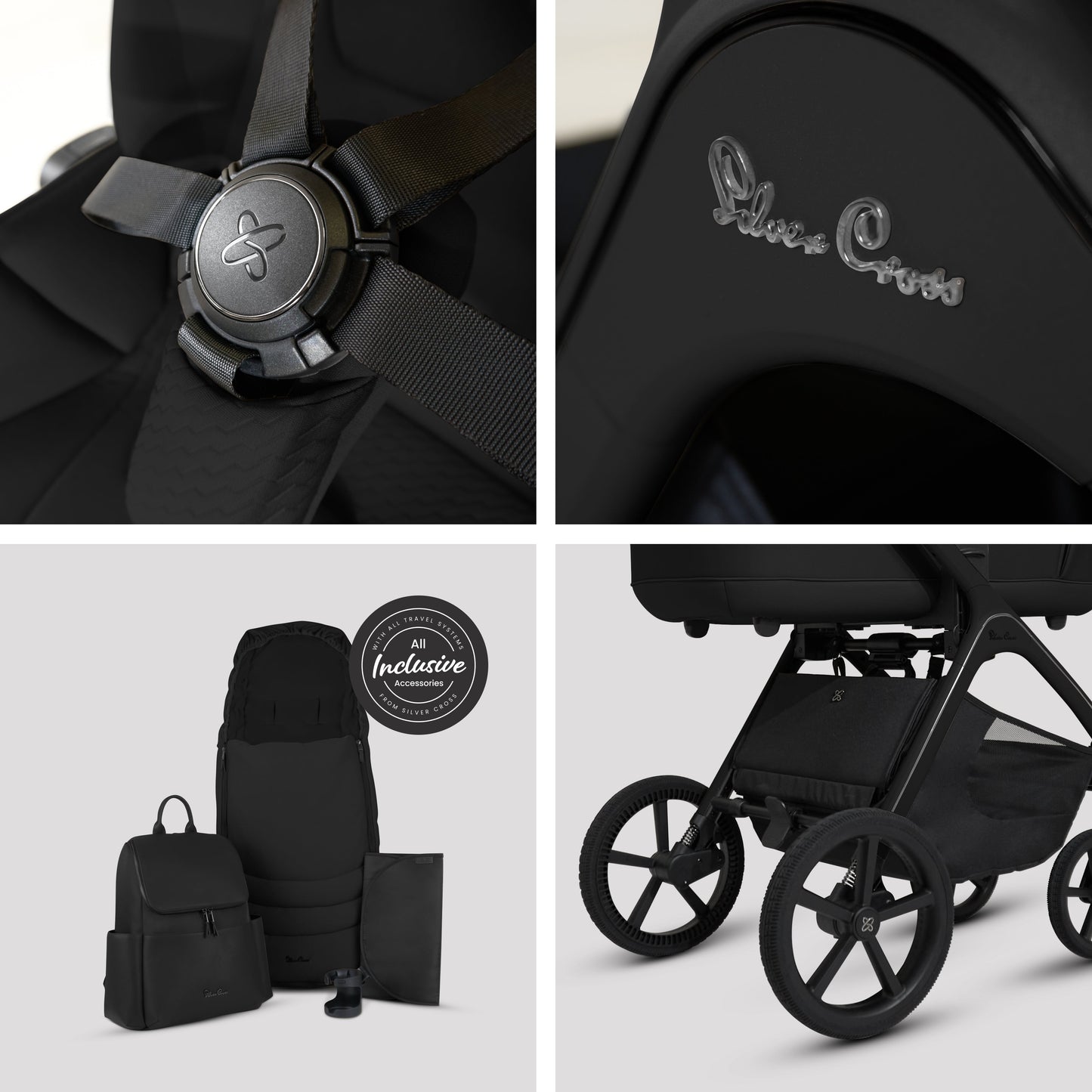 Cove Onyx Travel System Accessory Bundle (8 Piece)
