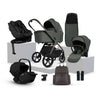 Cove Pewter Travel System Ultimate 360 Family Car Seat Bundle (11 Piece)