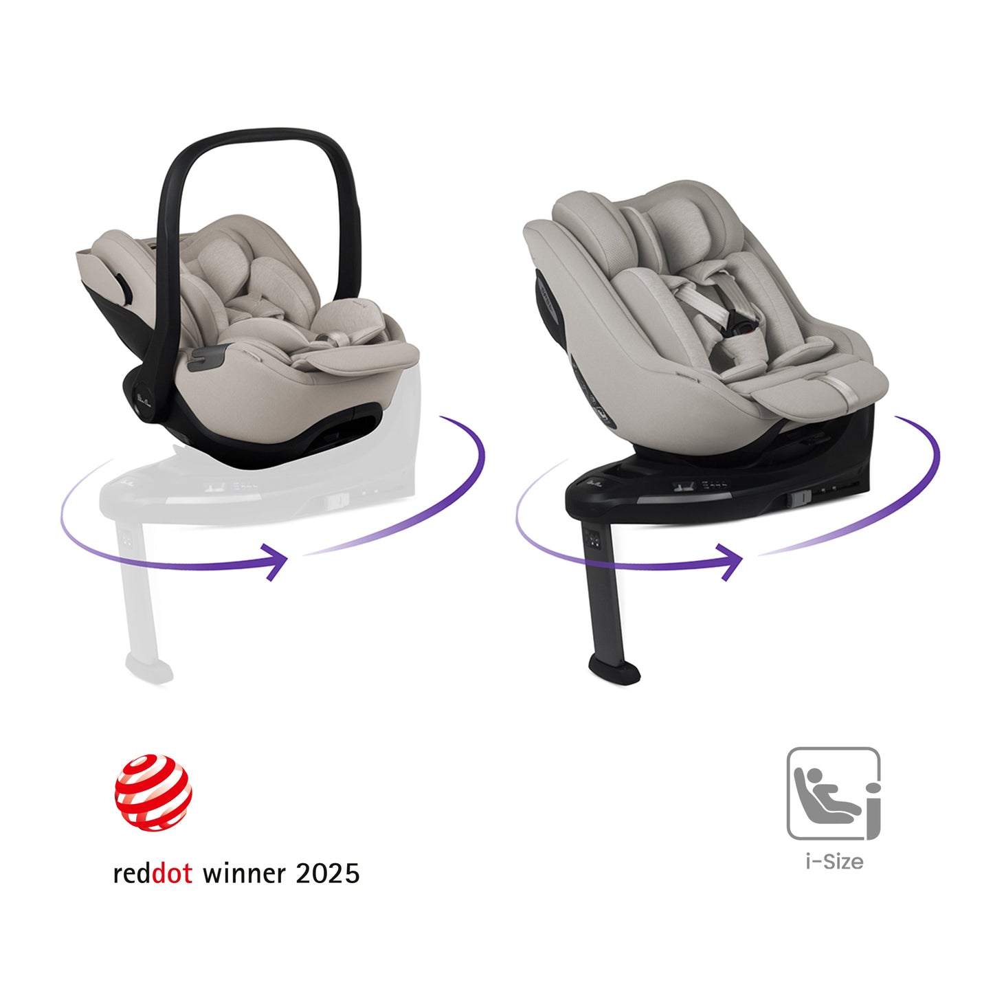 Reef 2 SPECIAL EDITION Frappe Travel System Ultimate 360 Natural Taupe Family Car Seat Bundle (12 Piece)