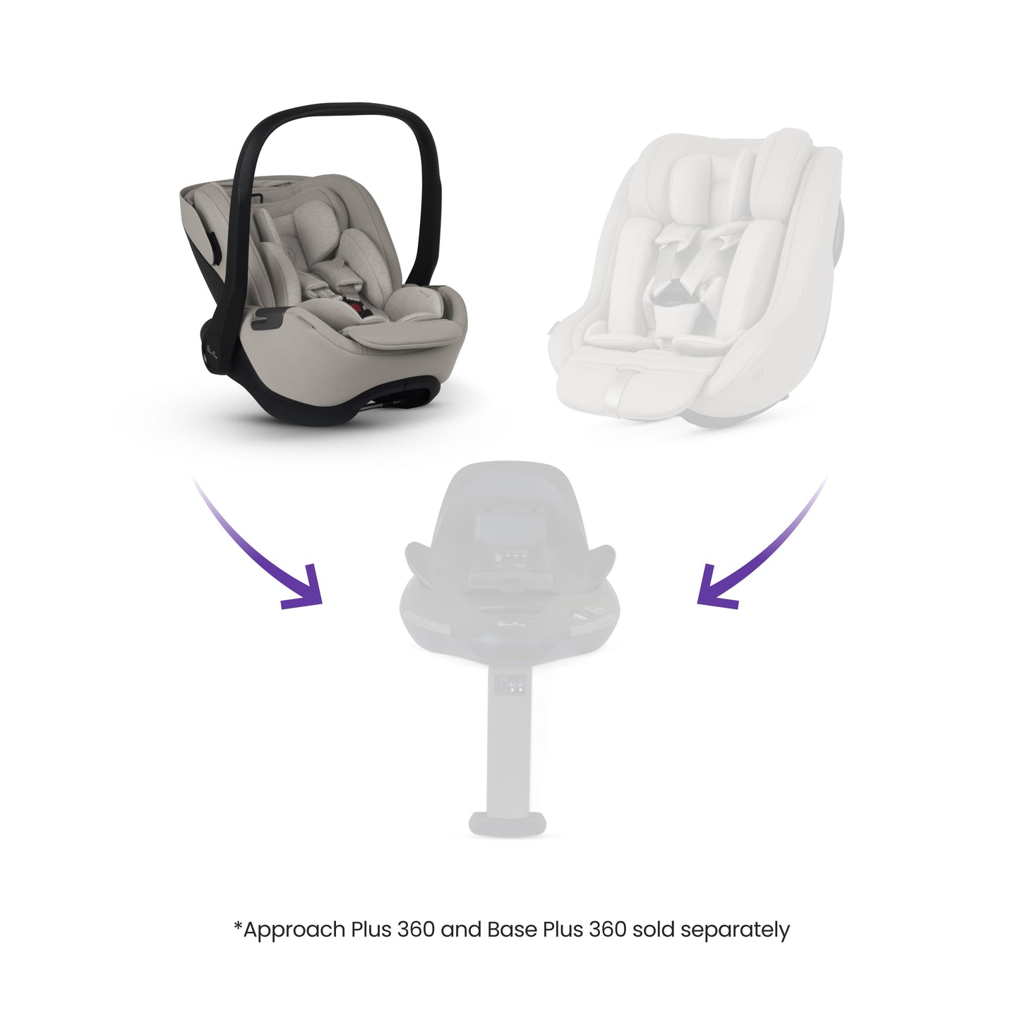 Glide Plus 360 Infant Car Seat Natural Taupe