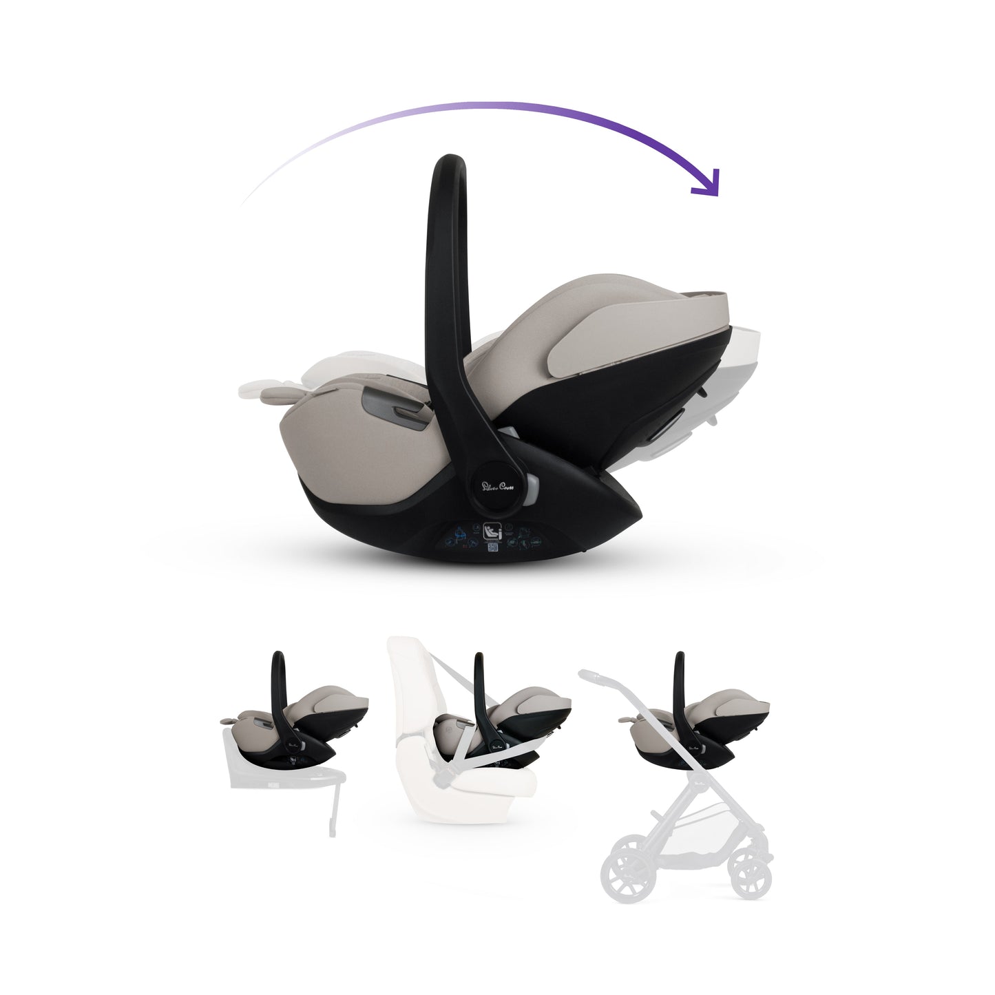 Reef 2 SPECIAL EDITION Espresso Travel System Ultimate 360 Natural Taupe Infant Carrier Bundle (11 Piece)