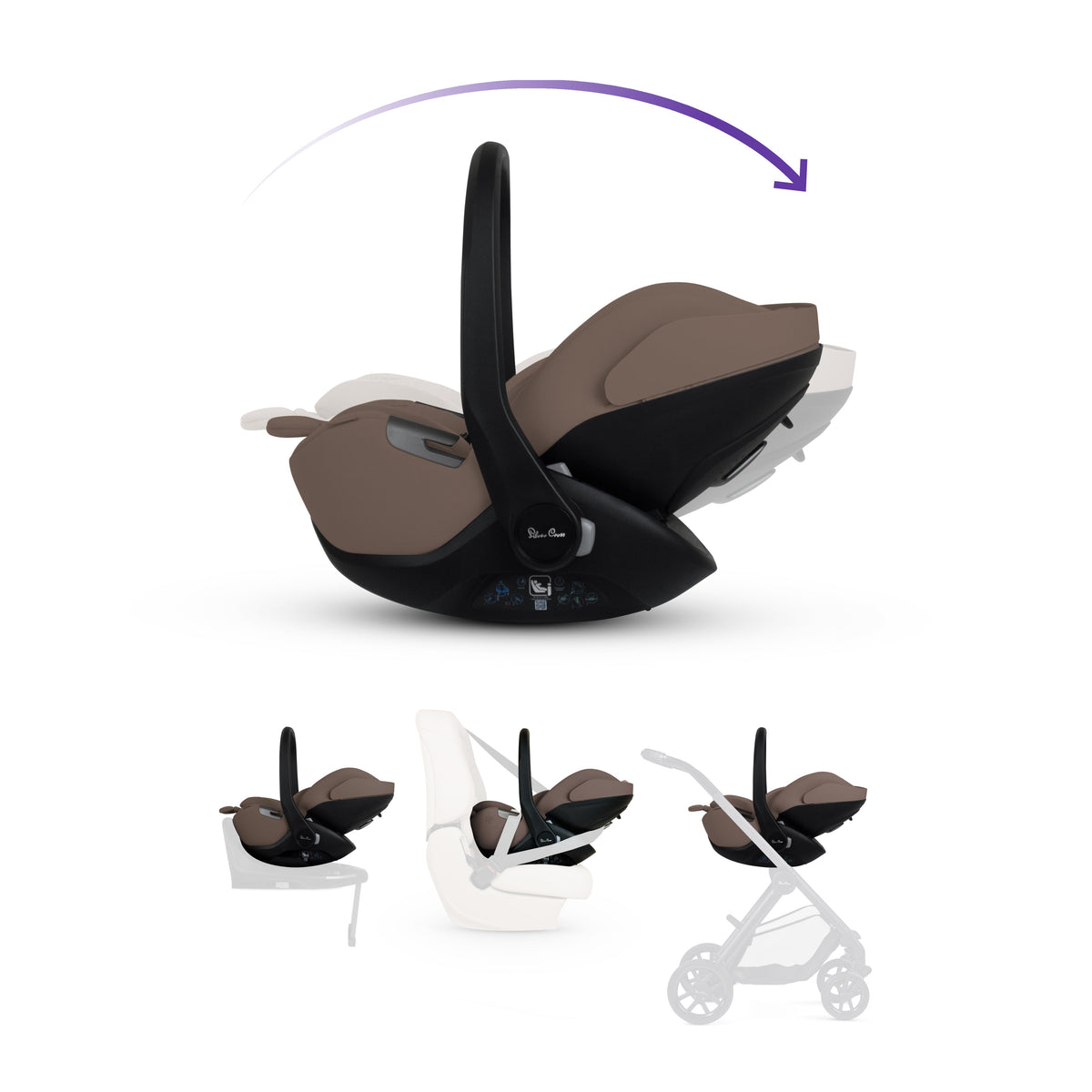 Glide Plus 360 Infant Car Seat Timeless Cocoa