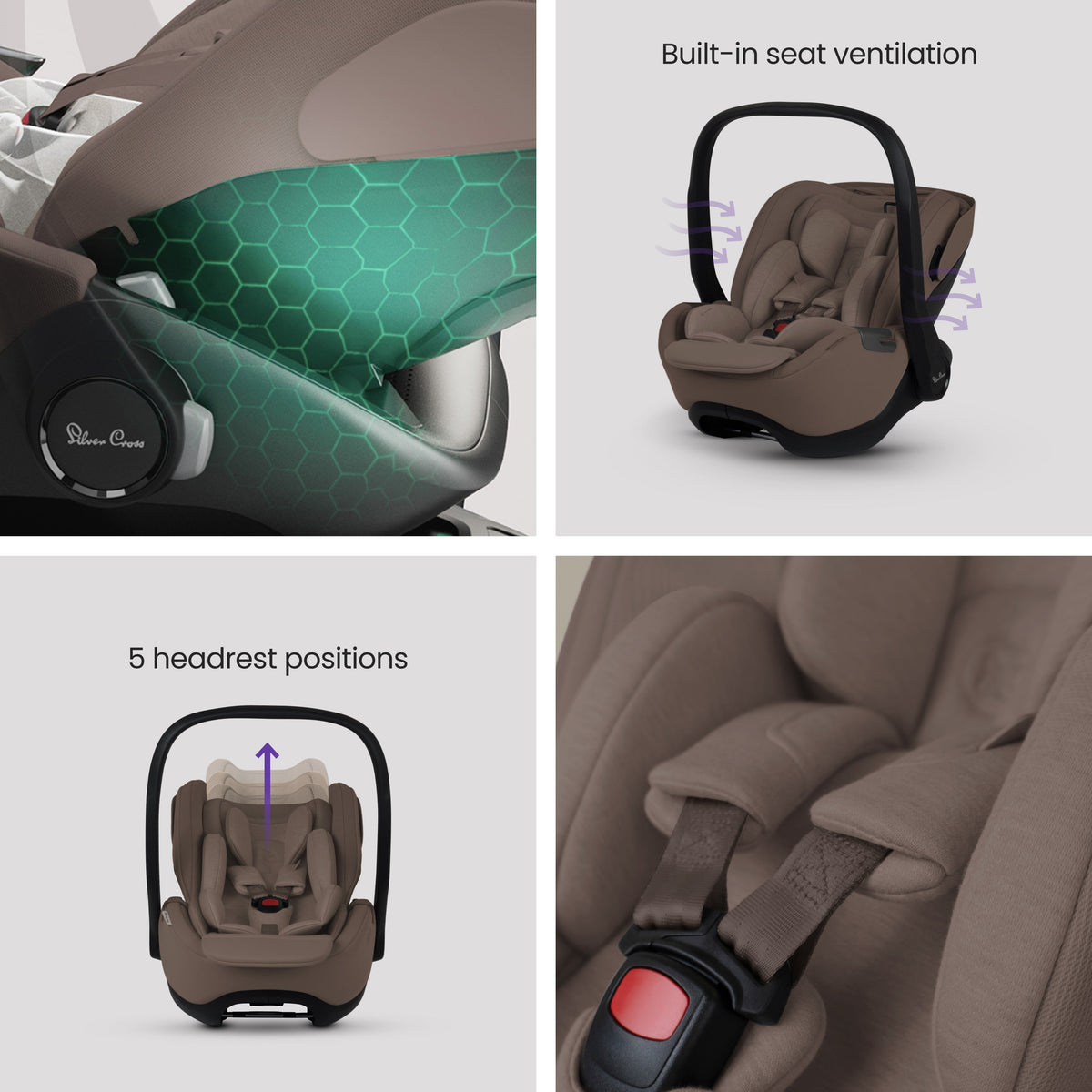 Glide Plus 360 Infant Car Seat Timeless Cocoa