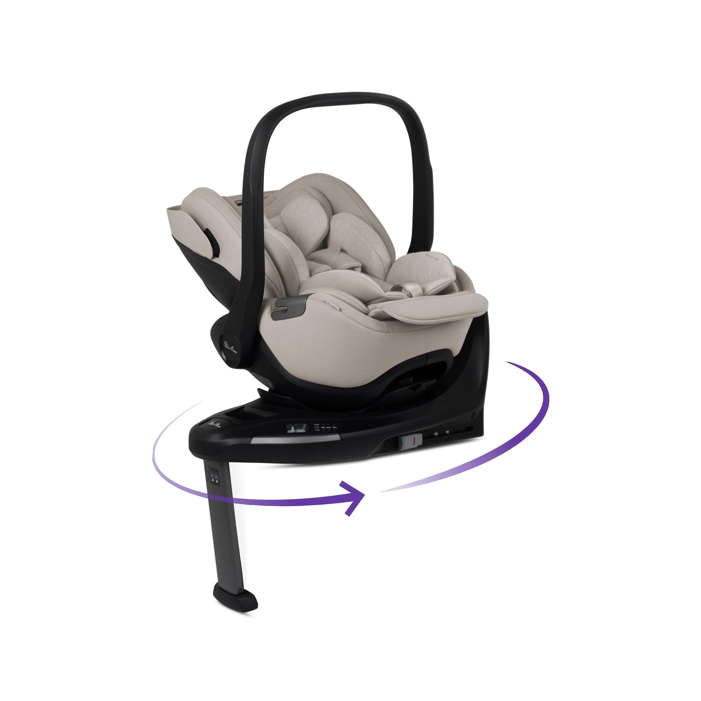 Glide Plus 360 Infant Car Seat Natural Taupe & Base Plus 360