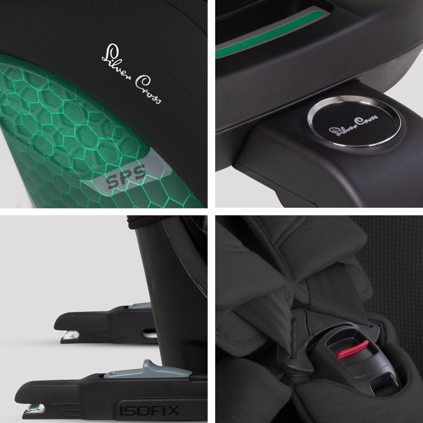 Motion 3 All Size 360 Rotating Car Seat Iconic Black