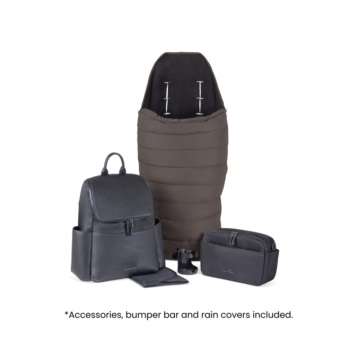 Nia Chocolate Compact Travel System with Accessory Pack Timeless Cocoa (12 Piece)
