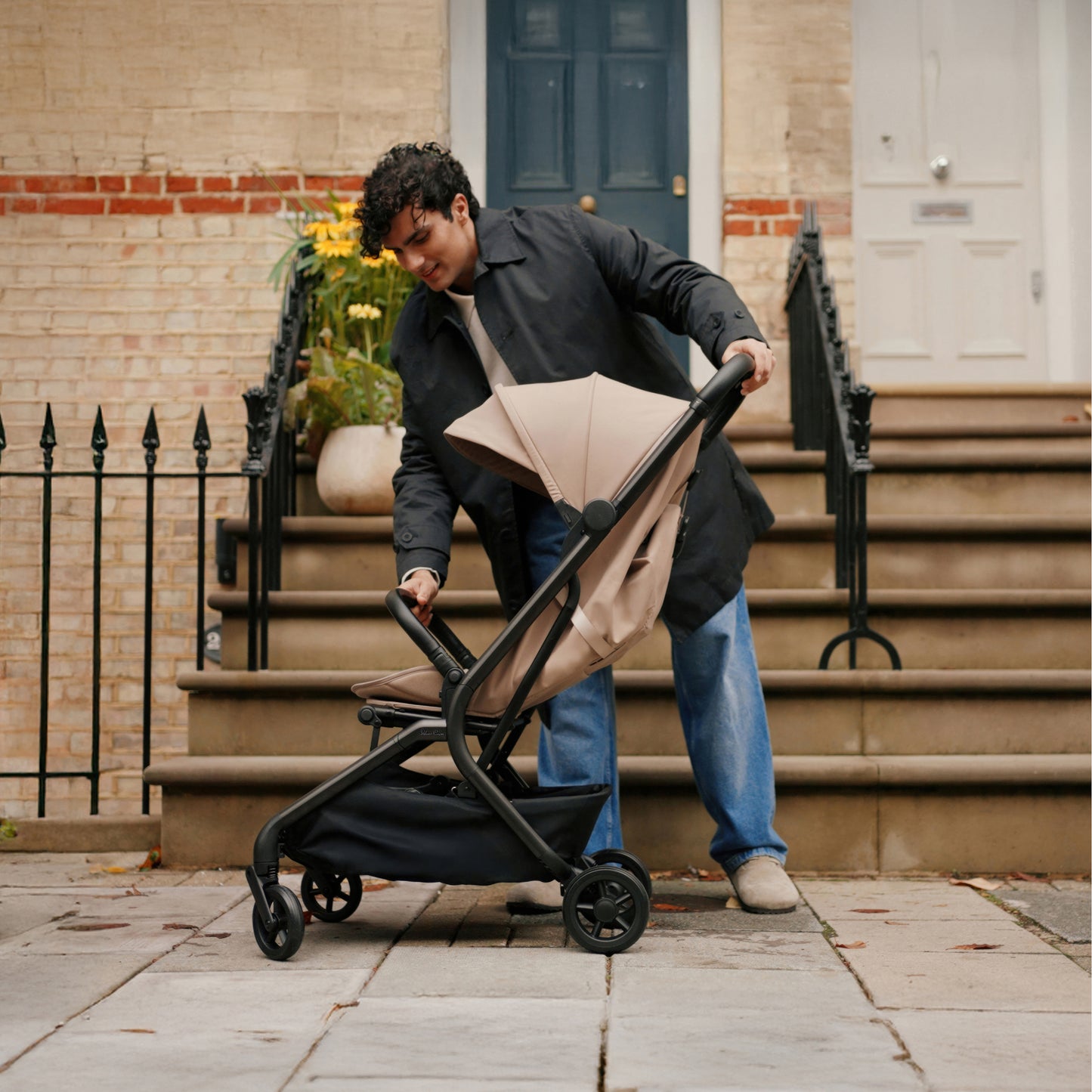 Nia Champagne Compact Travel System with Accessory Pack (12 Piece)