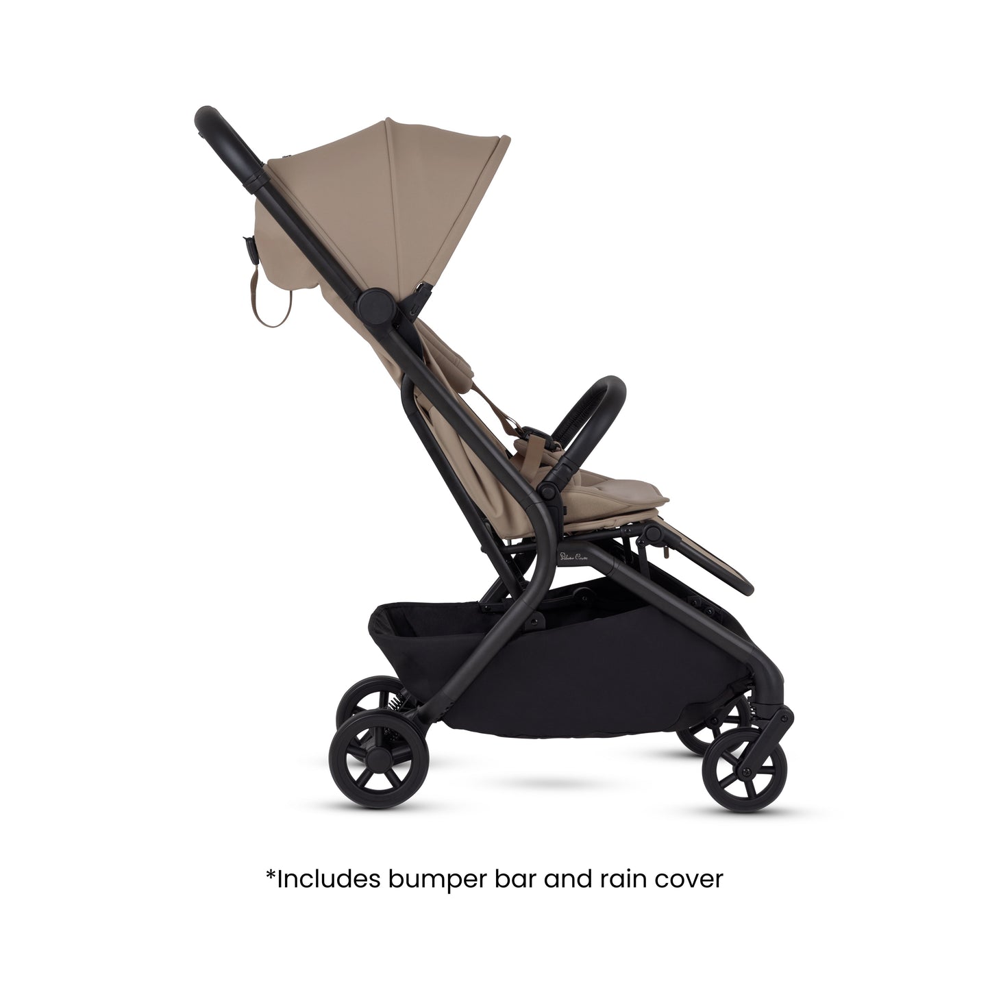 Nia Champagne Compact Travel Stroller with Carrycot (6 Piece)