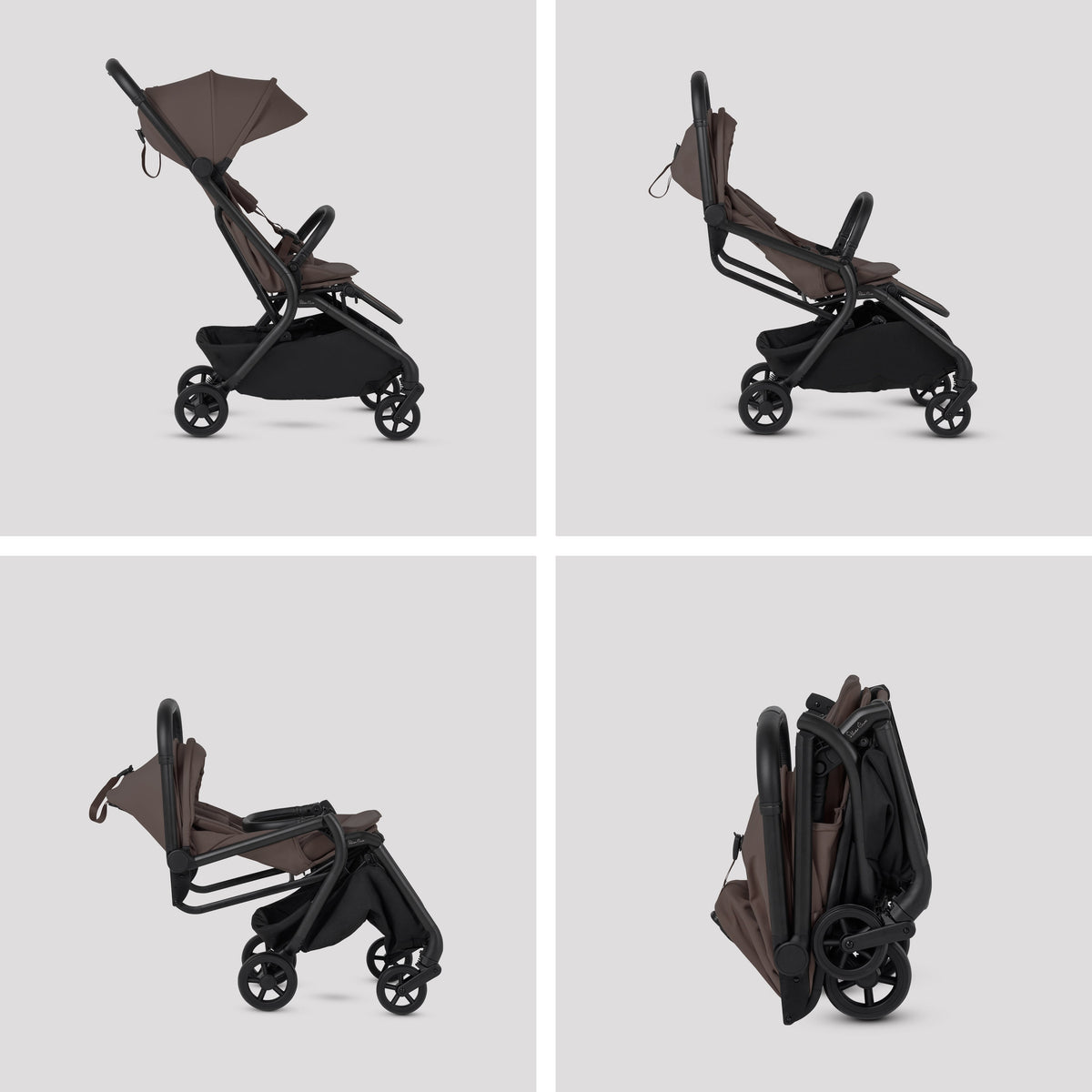 Nia Chocolate Compact Travel System with Accessory Pack Timeless Cocoa (12 Piece)