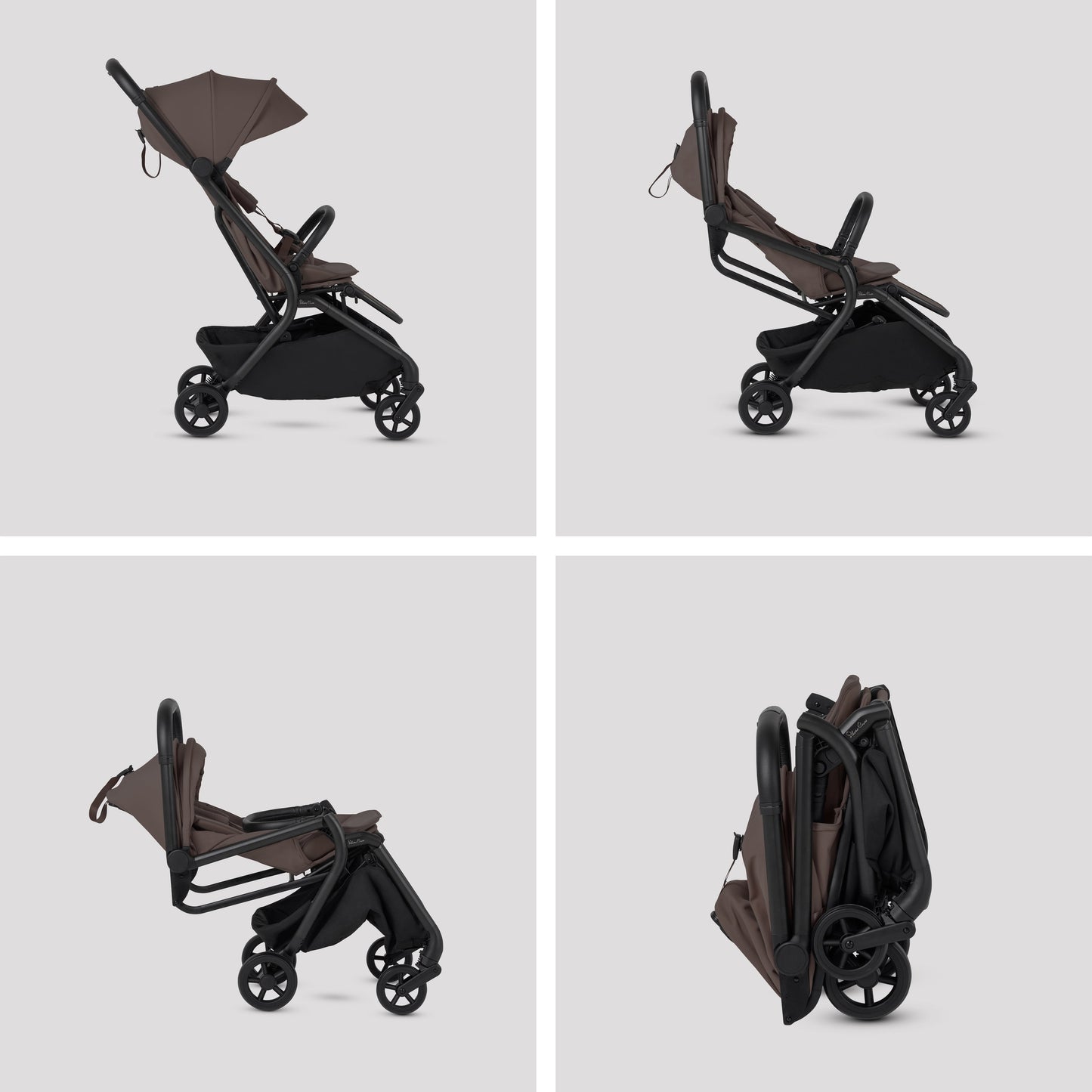 Nia Chocolate Compact Travel Stroller