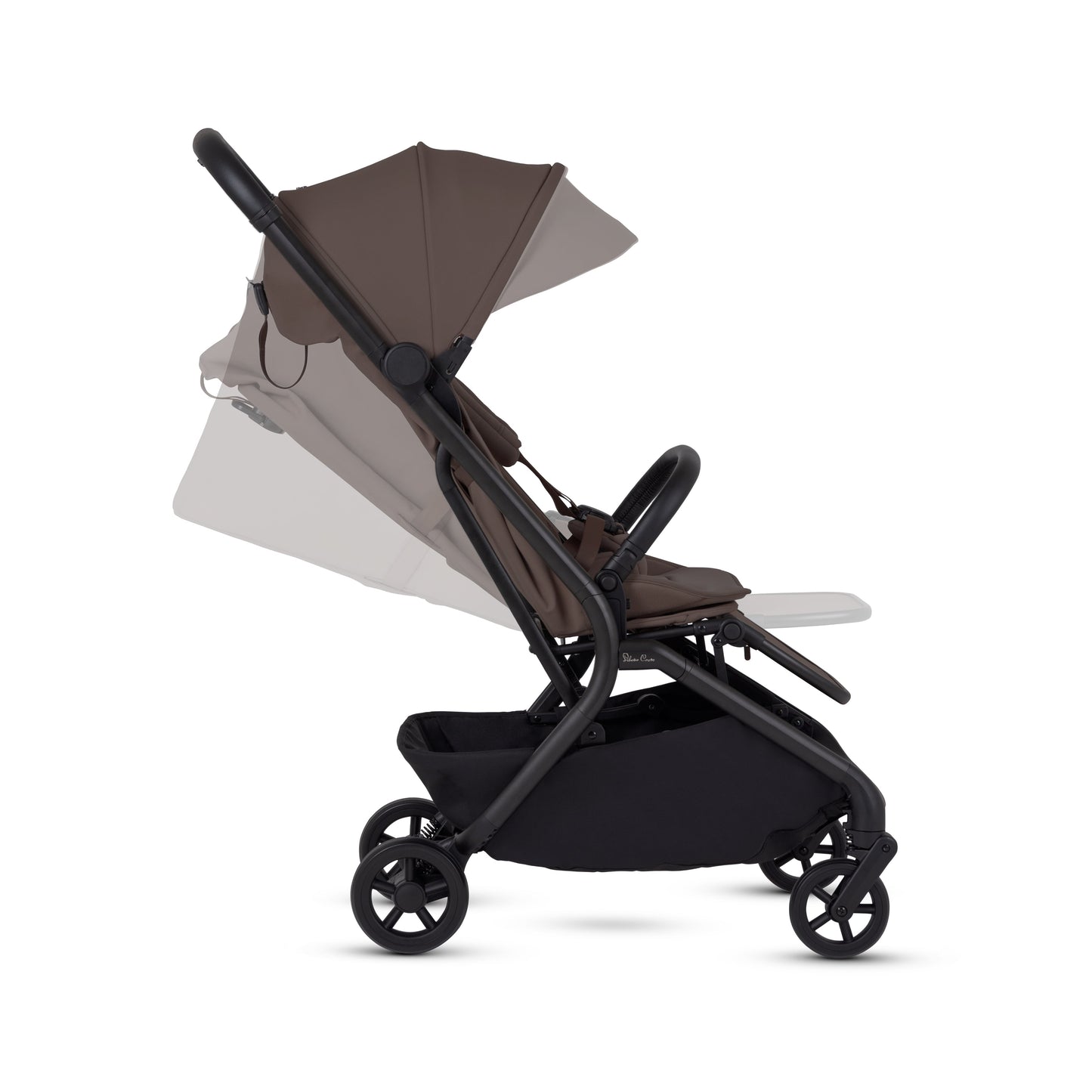 Nia Chocolate Compact Travel Stroller with Carrycot (6 Piece)