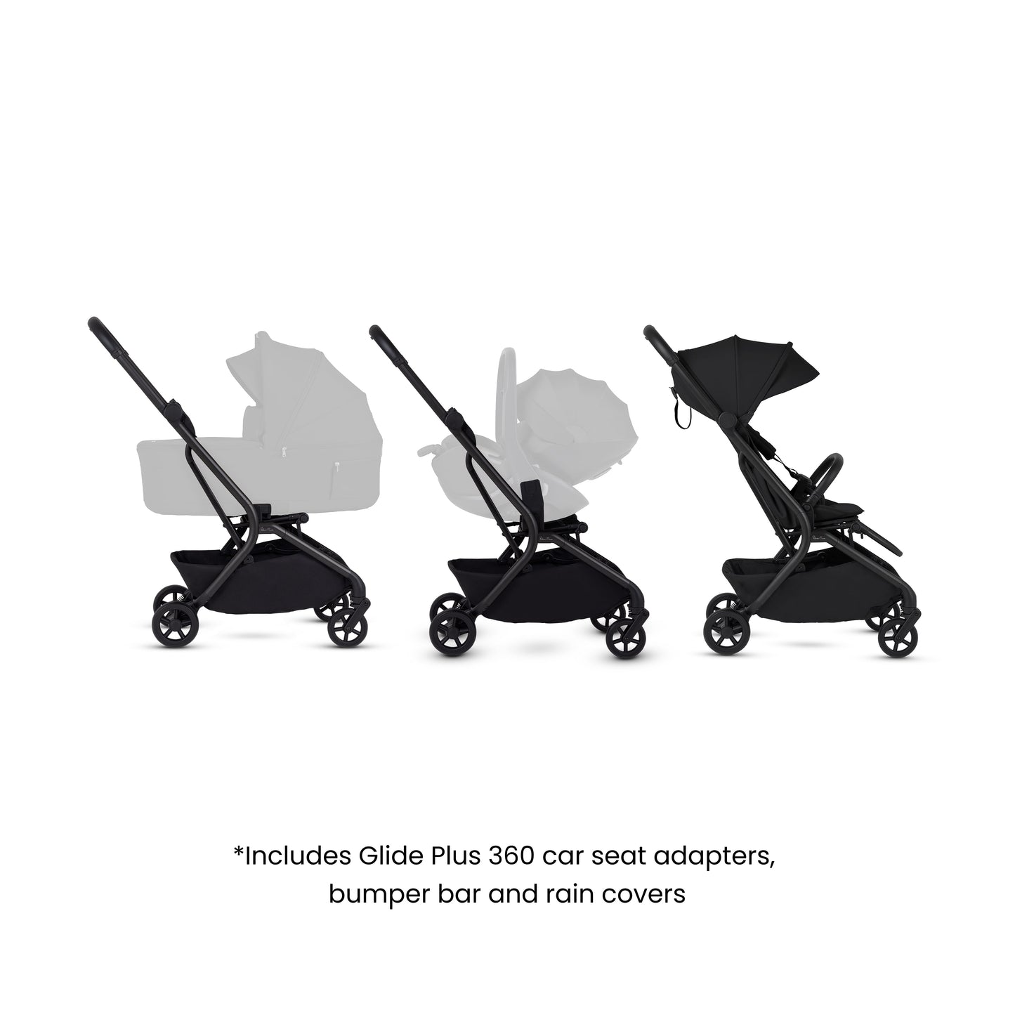 Nia Onyx Compact Travel Stroller