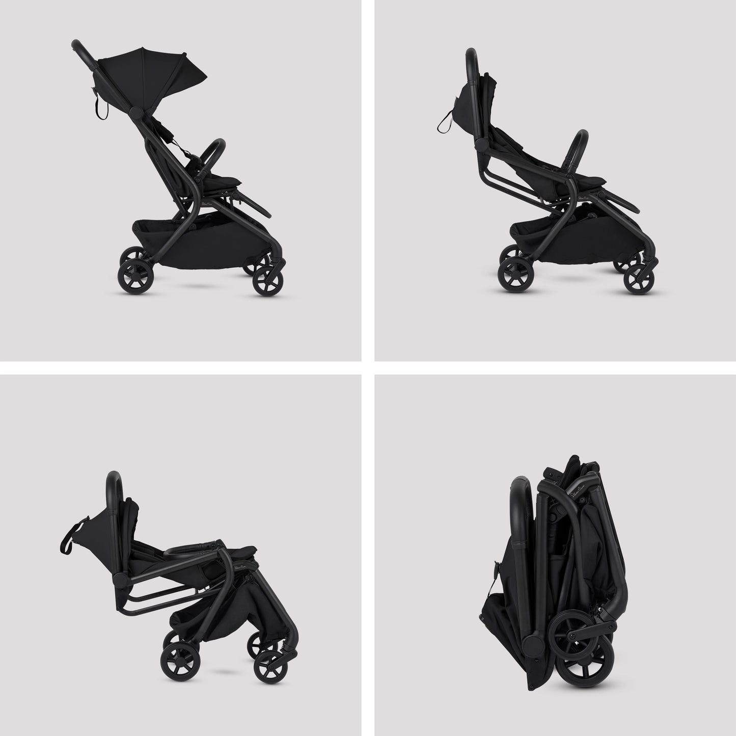 Nia Onyx Compact Travel Stroller with Carrycot (6 Piece)