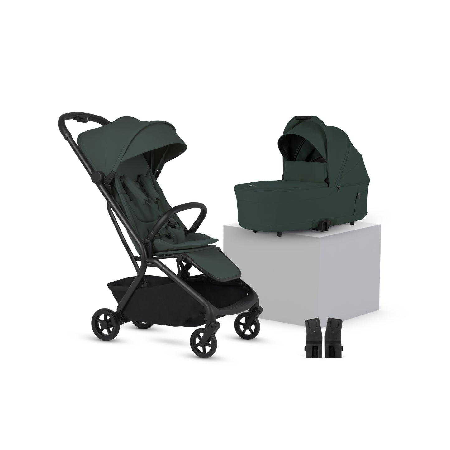 Nia Conifer Compact Travel Stroller with Carrycot (6 Piece)