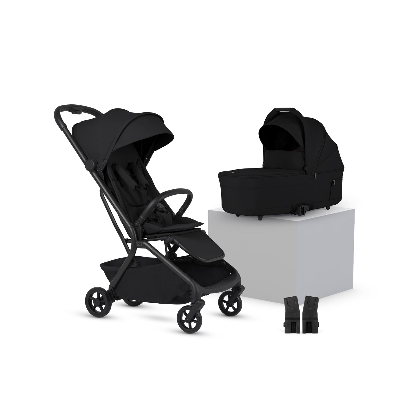 Nia Onyx Compact Travel Stroller with Carrycot (6 Piece)