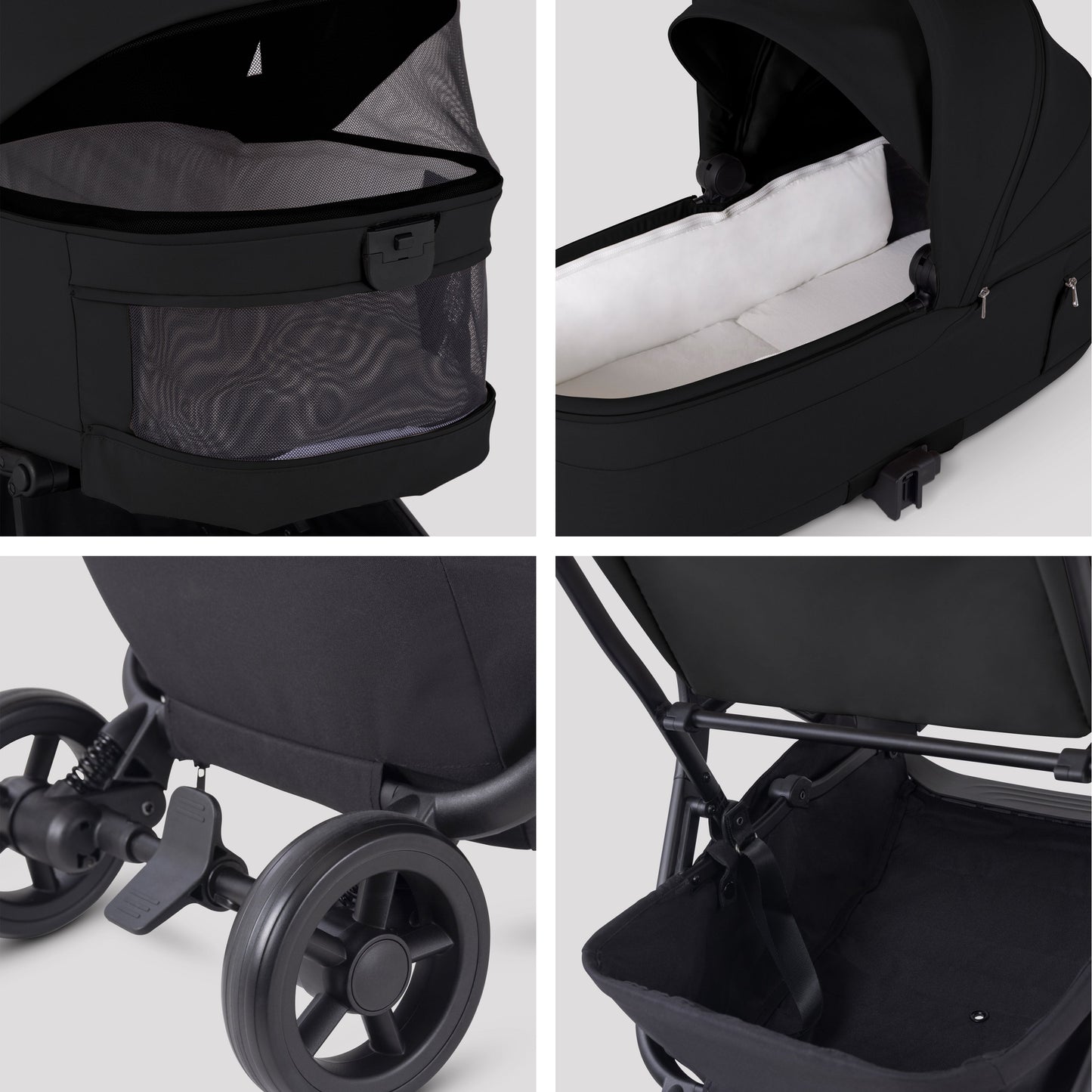 Nia Onyx Compact Travel System with Accessory Pack (12 Piece)