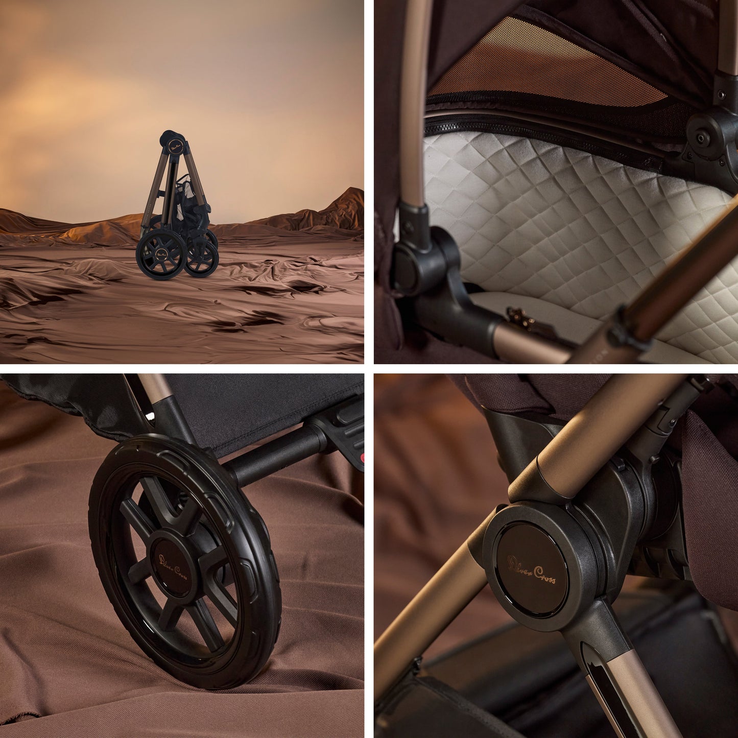 Reef 2 SPECIAL EDITION Ganache Travel System Ultimate 360 Iconic Black Infant Carrier Bundle (11 Piece)