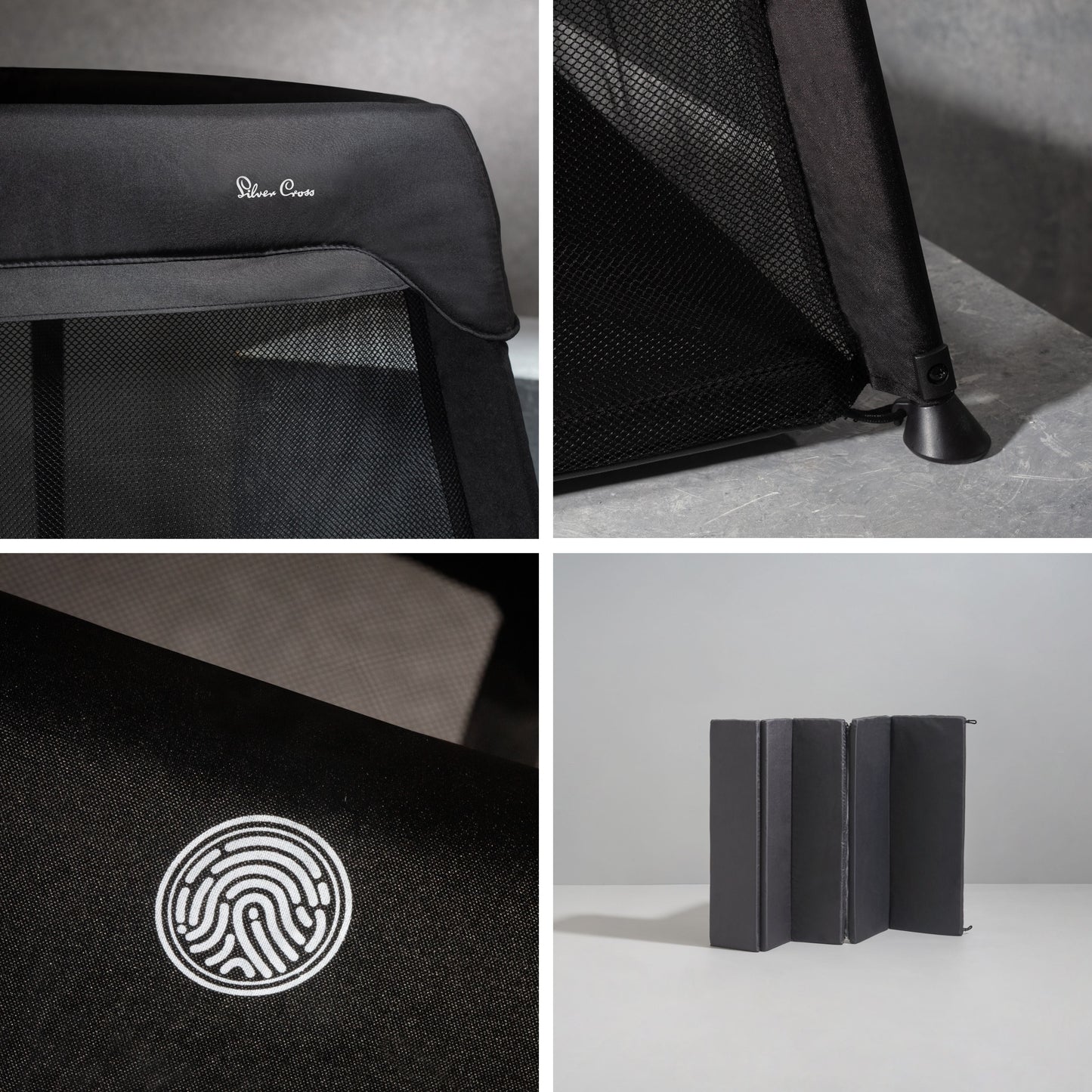 Slumber 3-in-1 Travel Cot Carbon