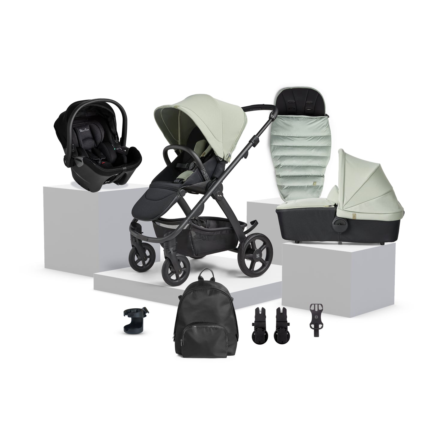 Tide Sage Travel System Dream i-Size & Free Accessory Pack Bundle (11 Piece)